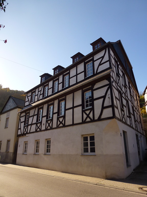 Fachwerkhaus in der Chablisstraße 9 in Oberwesel (2016)