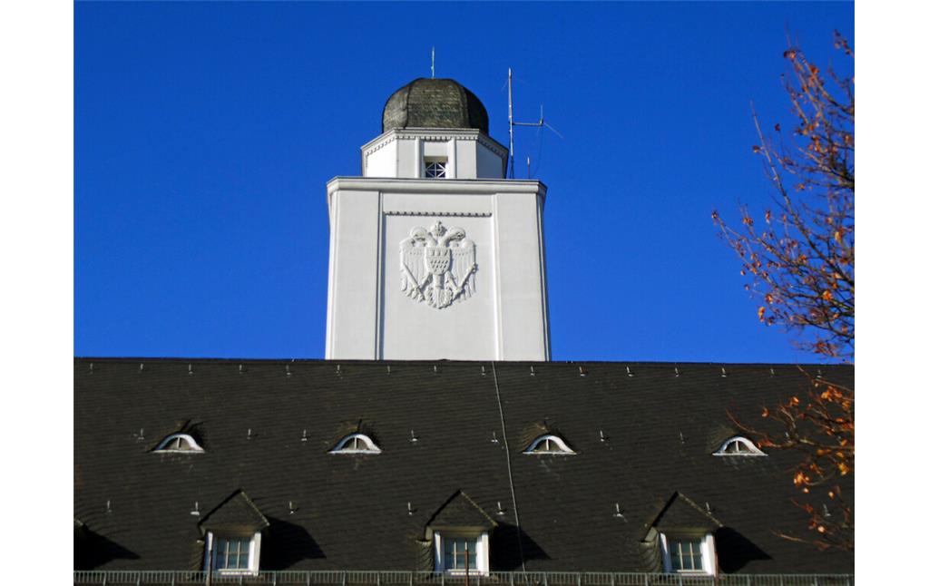 Der Meldeturm außer Dienst der Feuerwache Lindenthal in Köln-Lindenthal (2020)