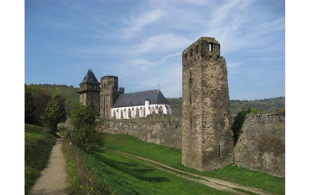 Mittelalterliche Stadtbefestigung in Oberwesel (2016)