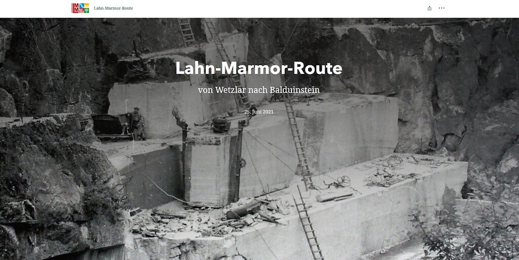 Lahn-Marmor-Route - eine Story Map