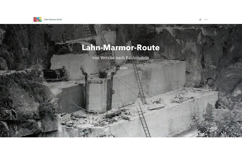 Lahn-Marmor-Route - eine Story Map