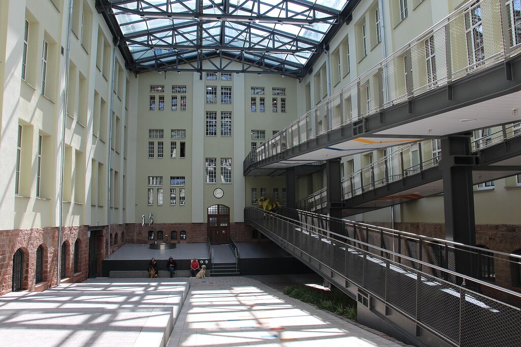 Foyer der Schuhfabrik Rheinberger in Pirmasens (2023)