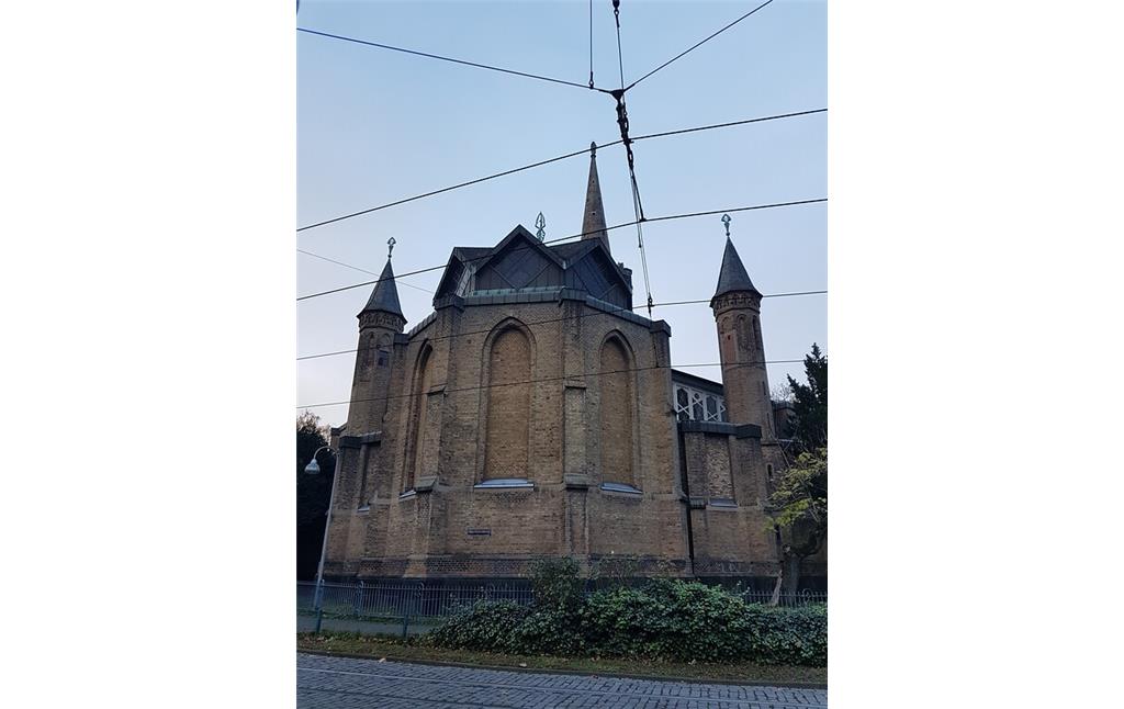 Chor der katholischen Pfarrkirche St. Mauritius in Köln Altstadt-Süd (2021)