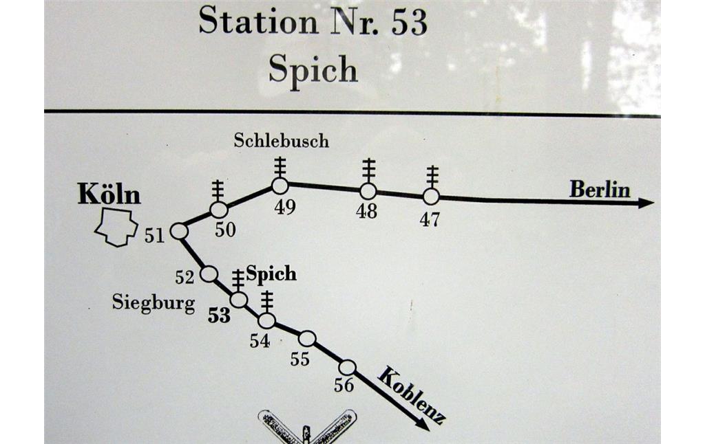 Erläuterungen zur Telegrafenstation Nr. 53 am Forsthaus Telegraf in der Wahner Heide (2011).