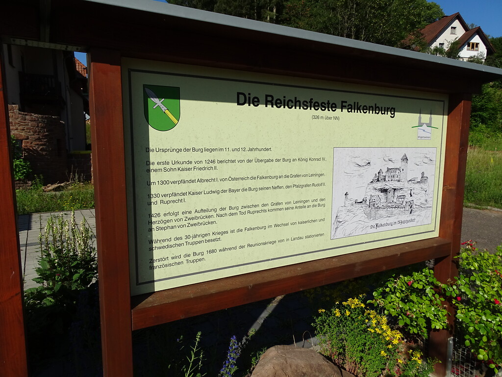 Ritterstein Nr. 45 R. Neu-Falkenburg in Wilgartswiesen (2020)