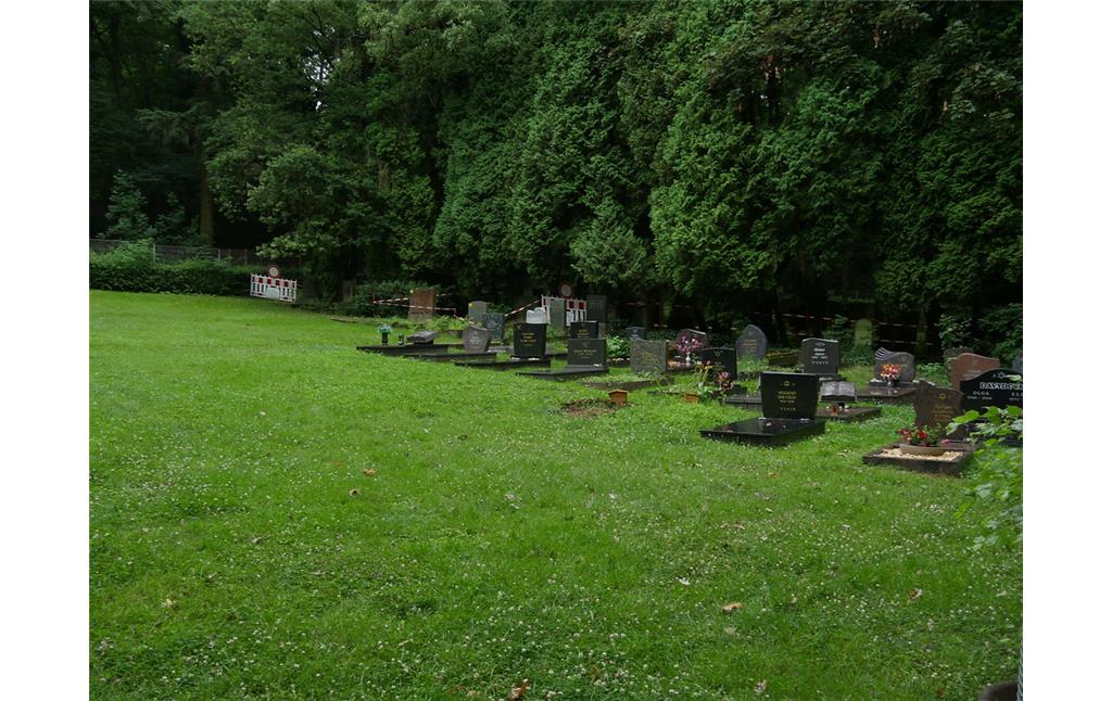 Neuerer Bereich des jüdischen Friedhofs am Schafsberg in Limburg (2017)