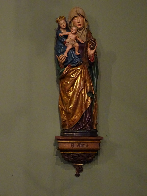 Heiligenfigur Anna selbdritt in der Heilig-Kreuz-Kirche in Erkelenz-Keyenberg (2018)