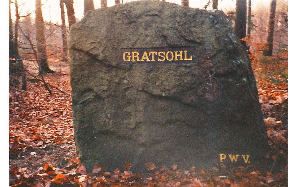 Ritterstein Nr. 105 "Gratsohl" bei Johanniskreuz (1998)