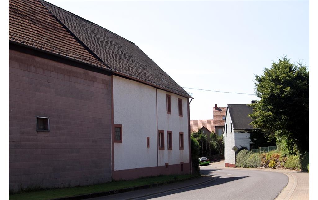Rückseite des alten Bauernhauses in Nonnweiler-Schwarzenbach (2016)