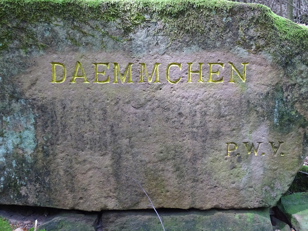 Ritterstein "Daemmchen" (Nr. 117)  bei Waldleiningen (2019)