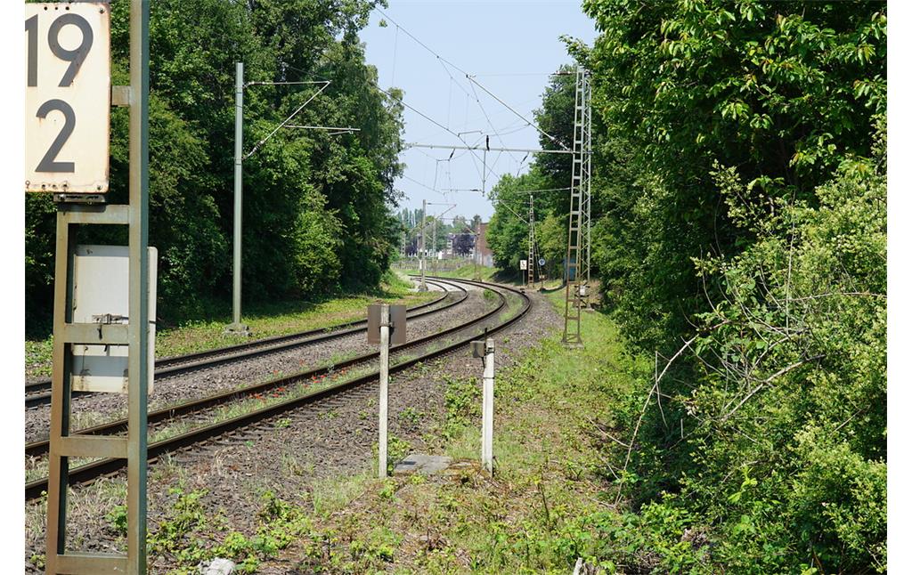 Bahnstrecke Viersen-Venlo. Höhe Grenzübergang / Deller Weg (2018)