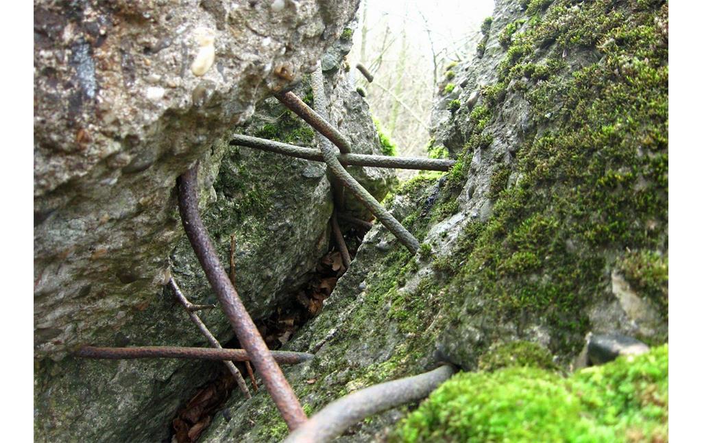Stahlbetonreste in der Ruine des ehemaligen "Führerhauptquartiers Felsennest" bei Rodert (2012)
