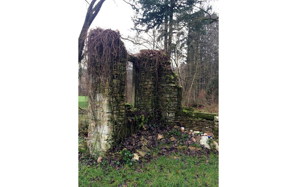 Ruine der Eisenschneide der ehemaligen Eisenhütte Abentheuer (2015)