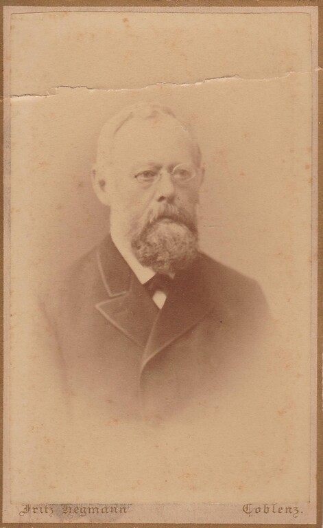 Portrait des Bendorfer Industriellen Franz Remy (um 1880)