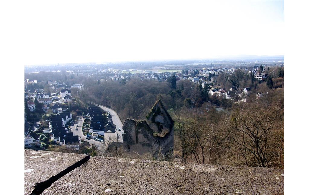 Blick von Burg Sayn auf den Bendorfer Stadtteil Sayn (2015)