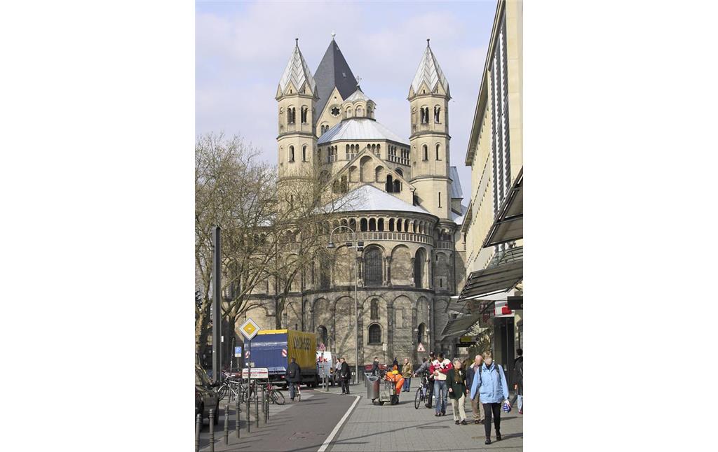 Kirche St. Aposteln in Köln, Ansicht von Osten her (2005)