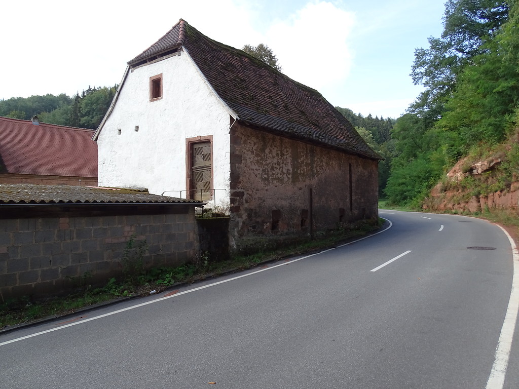 Nebengeäude der Knopper-Mühle in Knopp-Labach (2018)