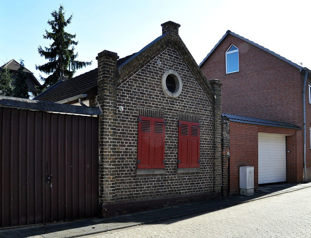 Die kleine 1904 erbaute Synagoge der Lommersumer jüdischen Gemeinde in der Zunftgasse (2014).