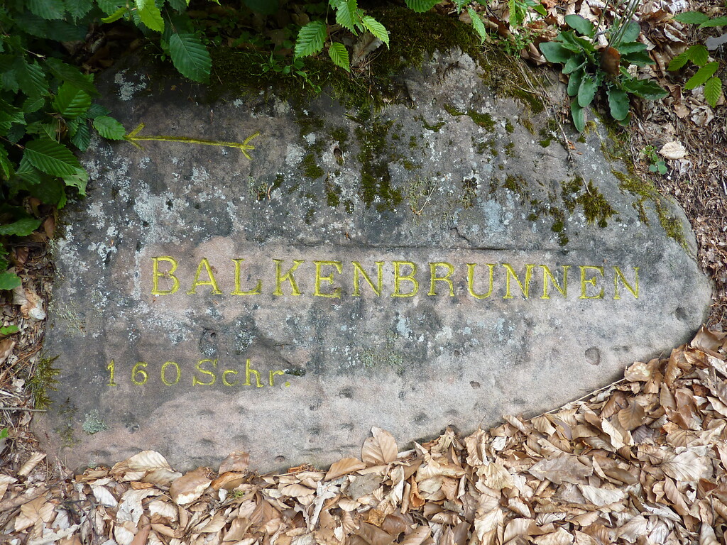 Ritterstein Nr. 134 Balkenbrunnen bei Mölschbach (2014)