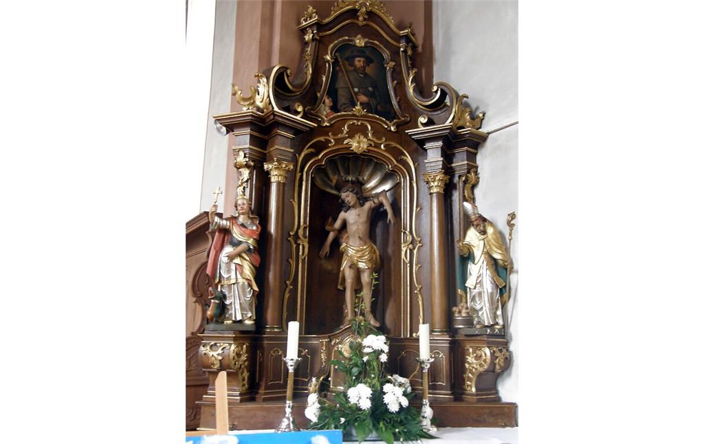 St.-Sebastian-Altar in der Kirche Sankt Martin in Briedel