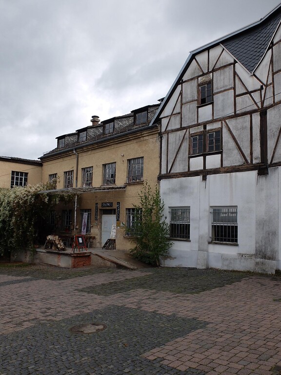 Die ehemaligen Gebäuden der Manufaktur Merkelbach in Höhr-Grenzhausen (2020)