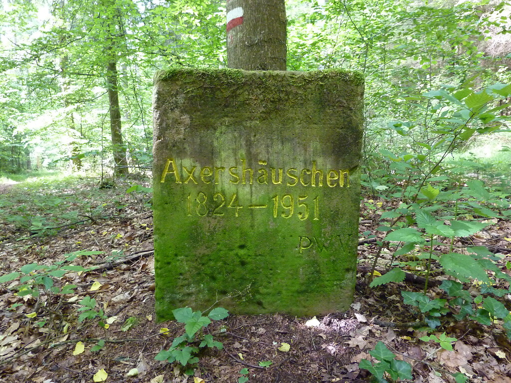 Ritterstein Nr. 157 Axershäuschen 1824-1951 bei Kaiserslautern (2014)