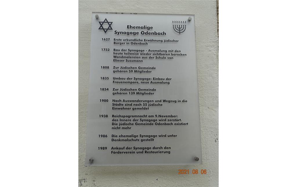 Synagoge Odenbach am Glan (2021)