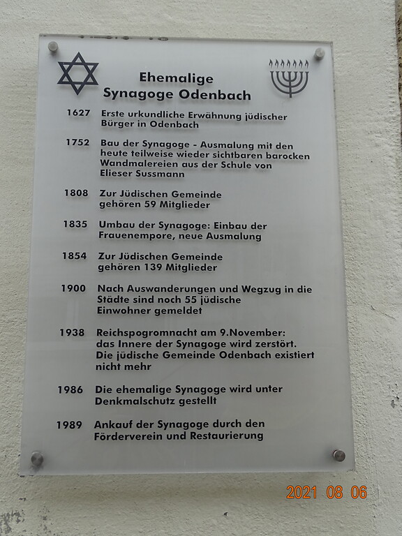 Synagoge Odenbach am Glan (2021)