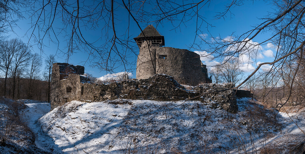 Panorama of Nevytske Castle (2011)