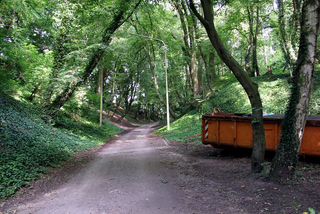 Zufahrtsweg in den Naturpark Wildnis-Worm in Herzogenrath (2016)