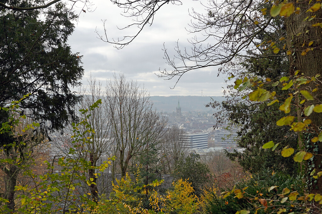 Blick vom Salvatorberg in Richtung Aachen-Mitte (2021).