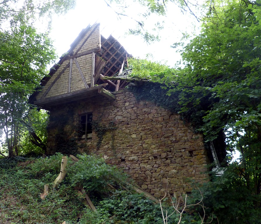 Seitenansicht der alten Lehnmühle bei Schöneberg (2016)
