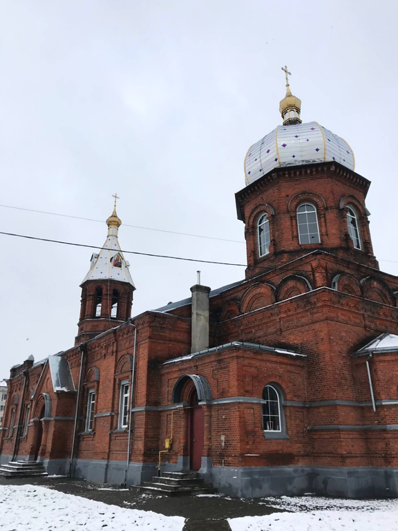 Side view of St. Georges Church in Volodymyr-Volynskyi (2021)