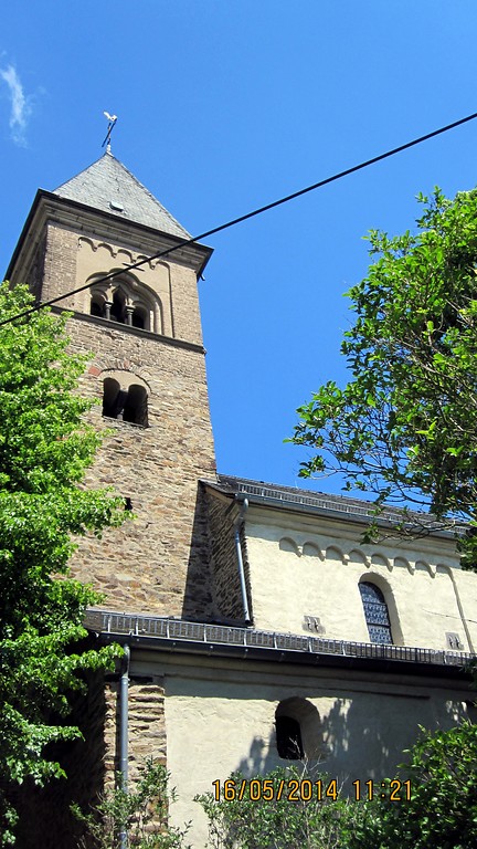 Teilansicht der alten St. Servatius-Kirche in Koblenz-Güls (2014)