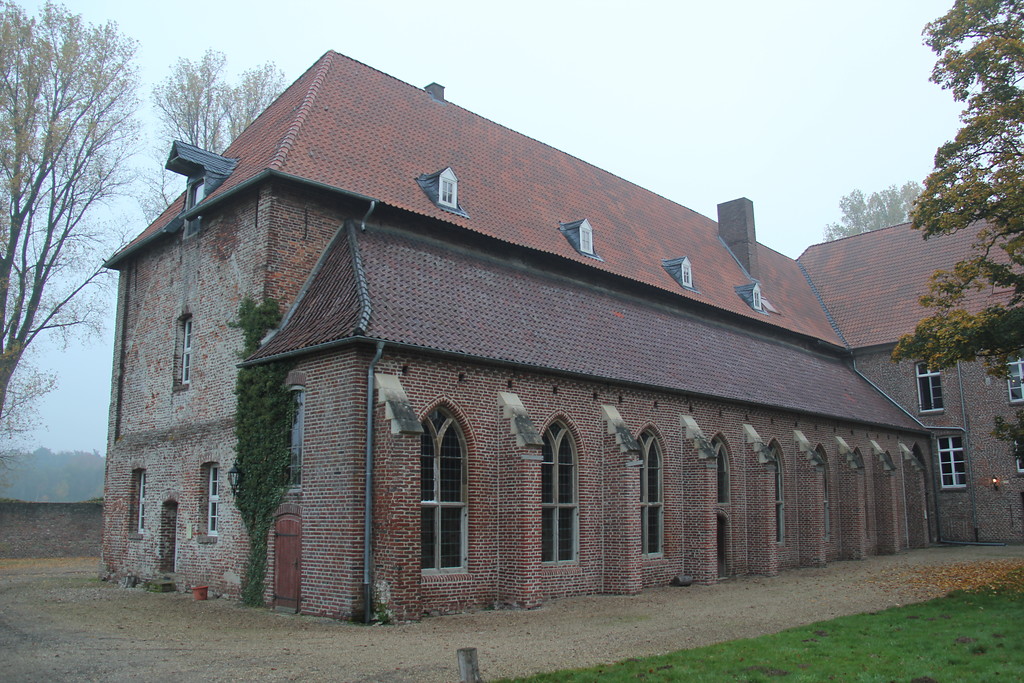 Erhaltene Teile der Klausurgebäude und des Kreuzgangs des ehemaligen Klosters Graefenthal in Goch (2012)