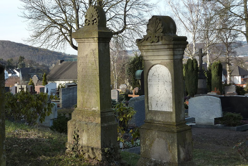 Blick auf das Gräberfeld auf dem neuen jüdischen Friedhof Sinzig auf dem Kommunalfriedhof (2010).