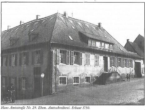 Historische Aufnahme des Geburtshauses Neumayers