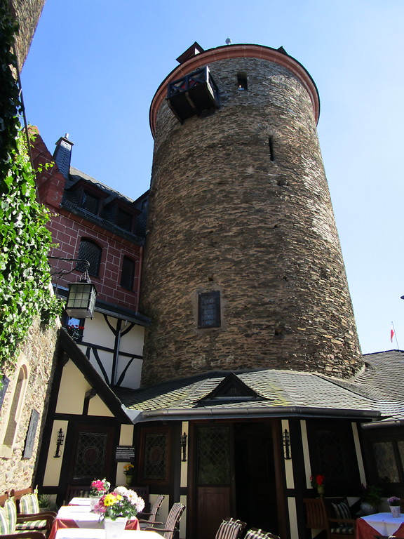 Barbarossaturm der Schönburg in Oberwesel (2016)