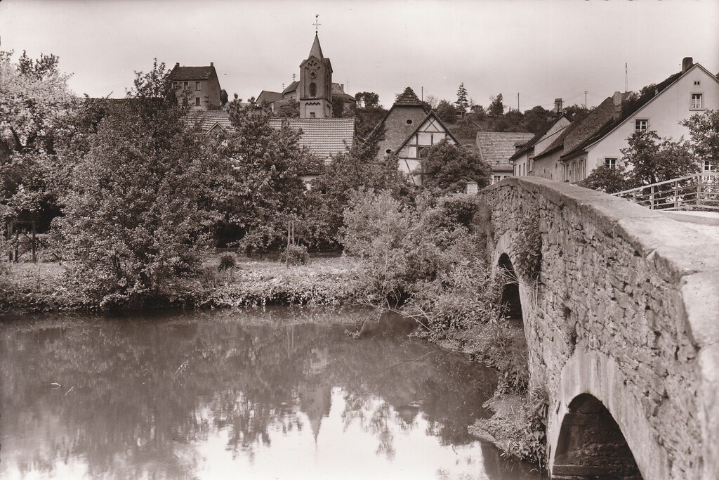 Lauterbrücke als Bildmotiv im 20. Jahrhundert (1920).