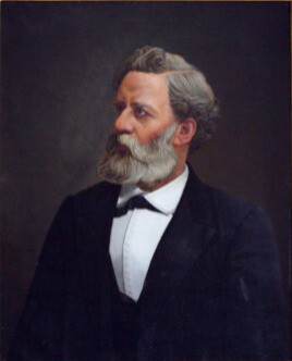Portraitgemälde von 1875 des Stammvaters der Kölner Familie Trimborn, Cornelius Balduin Trimborn.