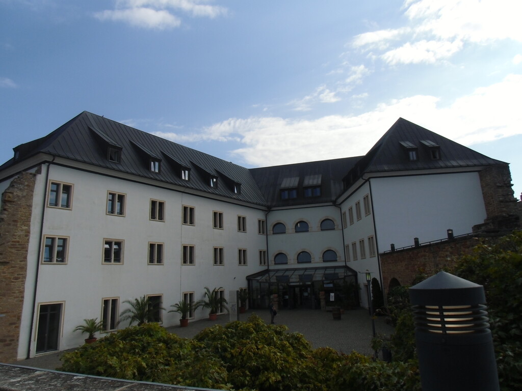 Innenhof der Burgruine Altleiningen (2021)
