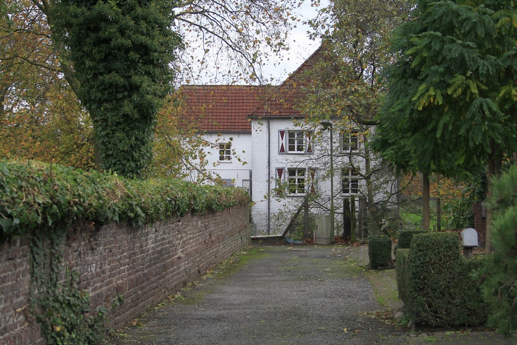 Ehemalige Wasserburg Haus Götterswick in der heutigen Straße Oberer Hilding in Götterswickerhamm (2014).