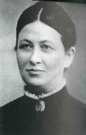 Henriette Kopp, Ehefrau des Unternehmers Ludwig Kopp, der den Familienbetrieb Kopp in Pirmasens in erster Generation führte (Ende 19. Jahrhundert)