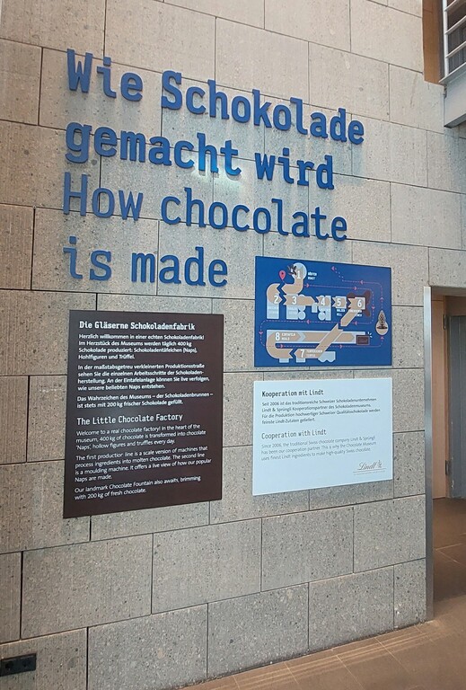 Das Schokoladenmuseum am Kölner Rheinauhafen bietet eine Reise durch die 5000-jährige Kulturgeschichte des Kakaos und der Schokolade (2023).