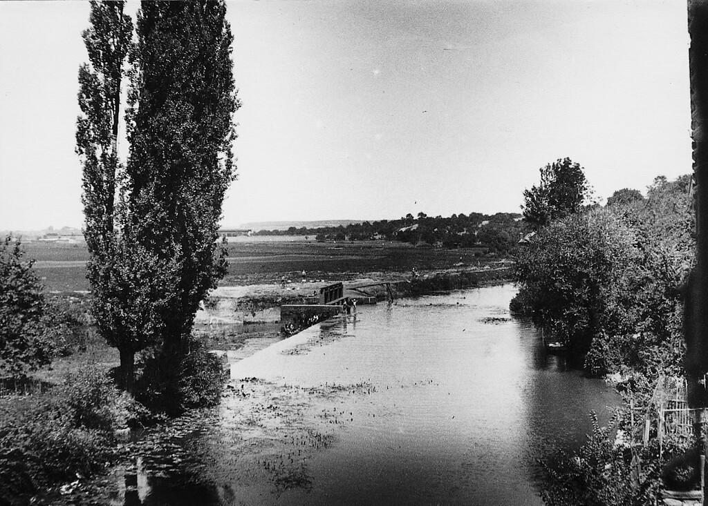 Blick von der "Alten Mühle" Richtung Nordosten (1950er Jahre)