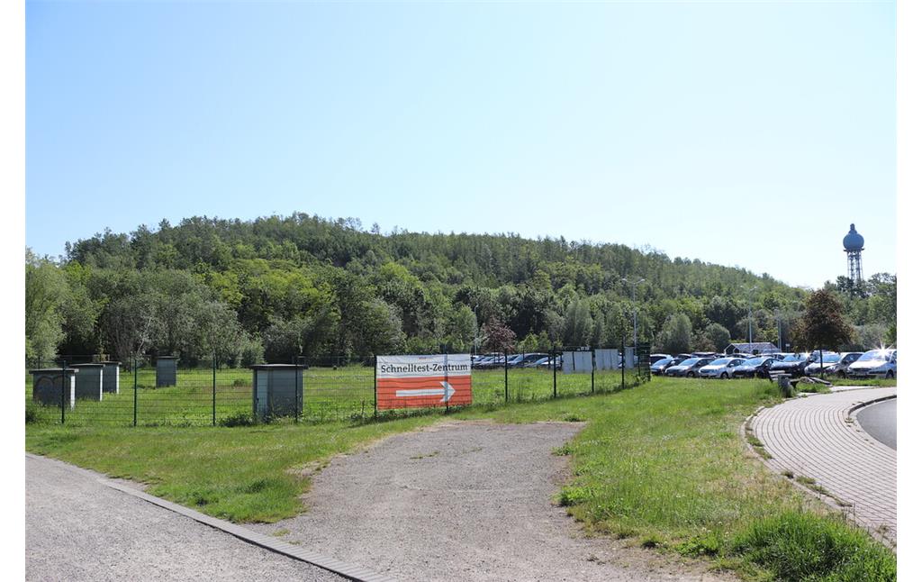 Heutiger Zustand des früheren Bergwerksgeländes der Gewerkschaft Carolus Magnus in Übach-Palenberg (2021)