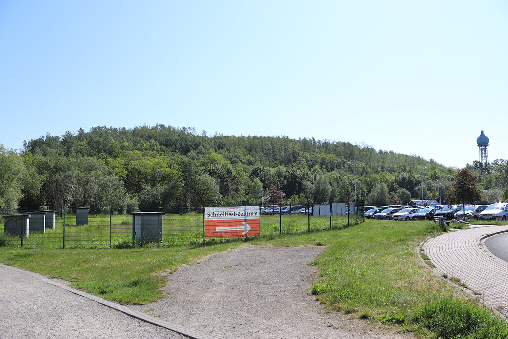 Heutiger Zustand des früheren Bergwerksgeländes der Gewerkschaft Carolus Magnus in Übach-Palenberg (2021)