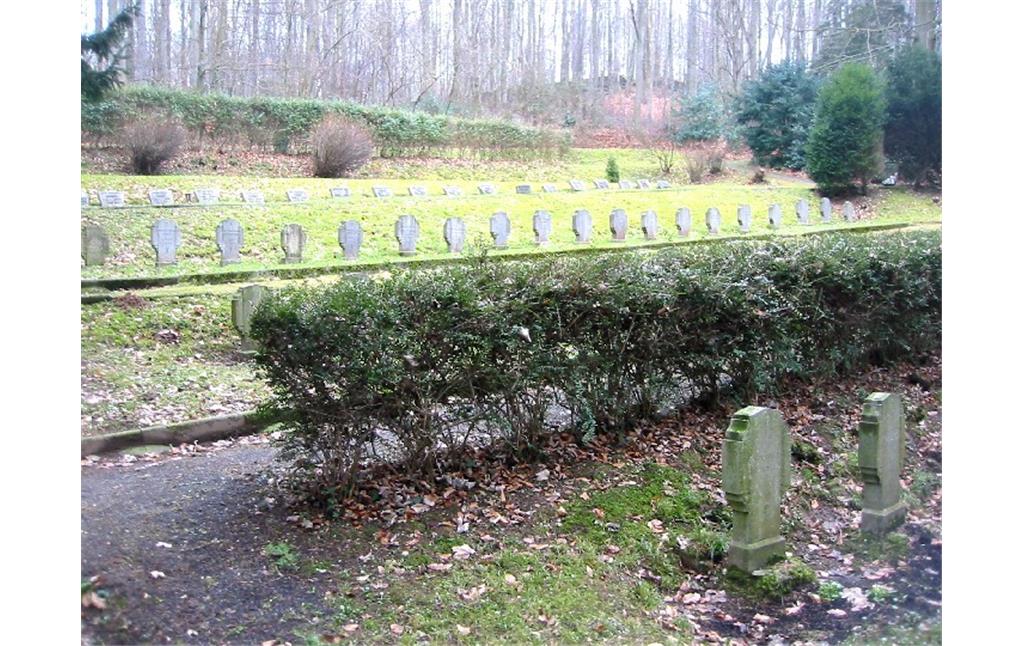 Der Waldfriedhof der Cellitinnen in Heisterbach, Grabstelle der Generaloberinnen (2009).