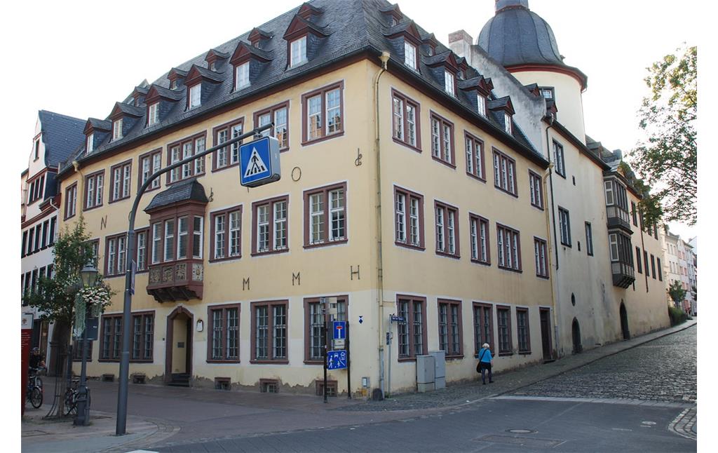 Das Dreikönigenhaus in der Koblenzer Altstadt (2014).
