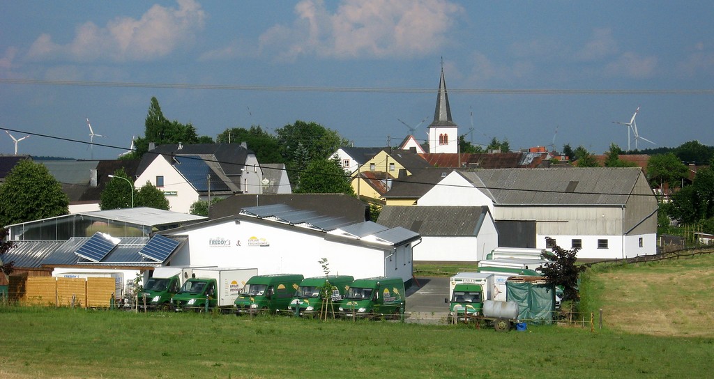 Ansicht der Ortsgemeinde Habscheid im Eifelkreis Bitburg-Prüm (2010).